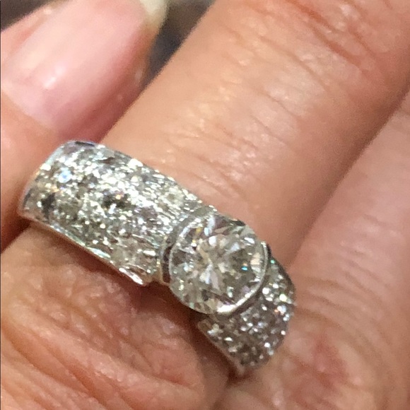 Sold!! Stunning g diamond ring! Over 1.5 Ct diamond in 14k gold - Picture 14 of 15